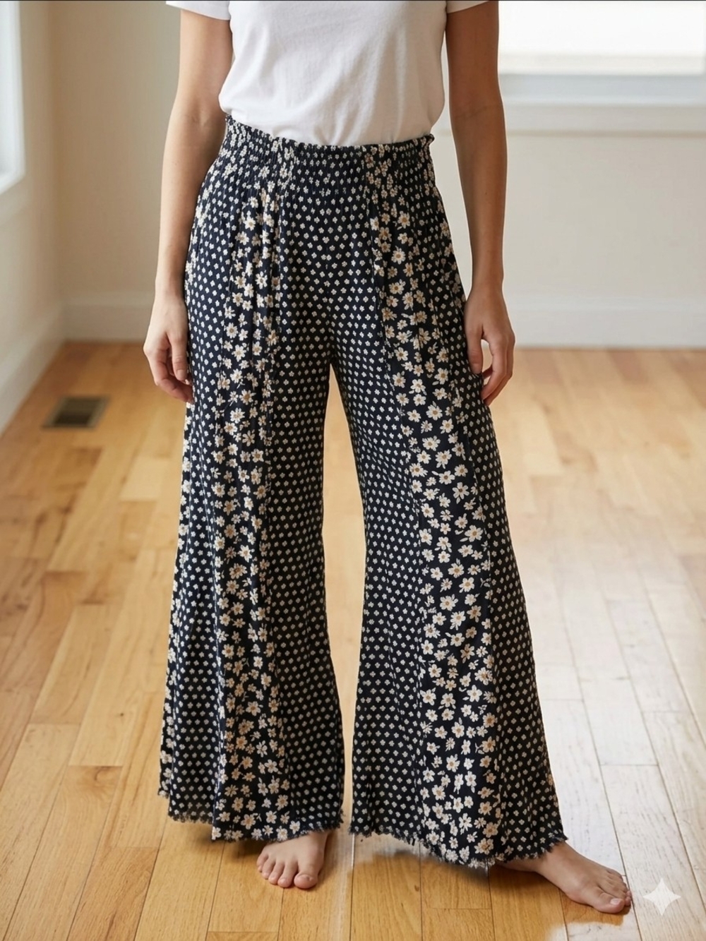 Angie Floral Palazzo Pants